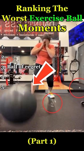 Worst Exercise Ball Moments - No. 1 is pure laugh #exerciseball #yogaball #hilariousfails