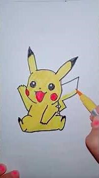 How to draw Pikachu Step by step || Drawing Academy