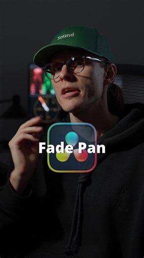Fade Pan simple sound design with added extras. #davinciresolve #sounddesign #fade #pan #fairlight @DaVinci Resolve | Scalfoni ⚡️