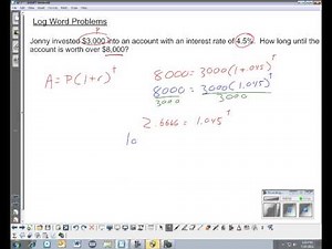 Log Word Problems