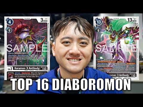Digimon TCG 2025-2026 NA Championship Finals - Secret8znMan Bobby TOP 16 Diaboromon Deck Profile