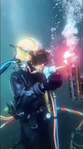 EXTREME Underwater WELDING Shows Serious Skill 🤿