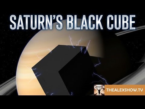 Saturn's black cube