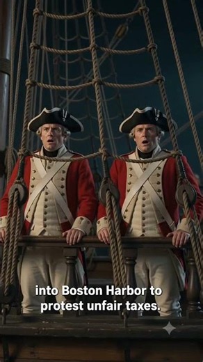 The Night That Changed America Forever 🇺🇸 | Boston Tea Party in 24 Seconds