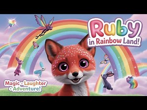 Ruby’s Magical Rainbow Land Adventure 🌈 | Funny & Heartwarming Story for Kids 🦊