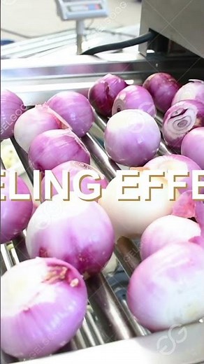 Onion Peeling And Slicing Machine