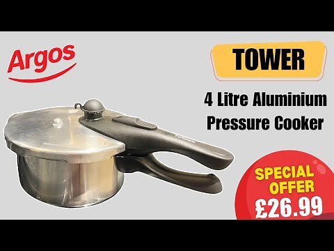 Review Tower Pressure Cooker 4 Litre Aluminium from Argos
