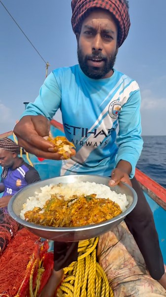 Delicious Boat Cooking in the Middle of the Sea | #FishingLife#BigCatch#FishingAdventure.
