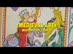 medieval art master copy | codex manesse | gouache painting
