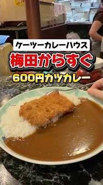 梅田駅からすぐの一等地になぜ？激ウマ600円カツカレー！【ケーツーカレーハウス】#大阪グルメ#デカ盛り