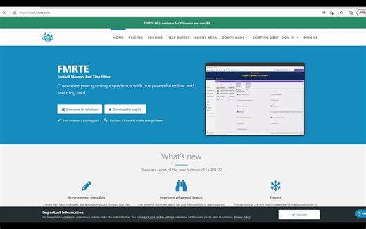 【狼游纪】《足球经理2022》内置修改器及FMRTE使用教程