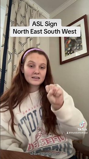 Learn How To Sign "North East South West" in ASL for Beginners | American Sign Language #shorts