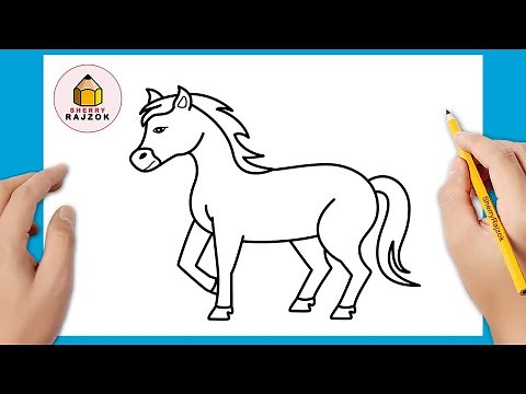 Hogyan rajzoljunk lovat | Könnyű Rajzok