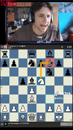 Alien Gambit in Tournament R1 👽 #foryou #fyp #chess #chesstok #chesscom #viral #funny #boardgames #rage #aliengambit