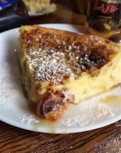 "My mom used to make this yummy custard. The flour settles to the bottom and creates its own crust. Easy and very good!" Recipe in First (c.o.m.m.e.n.t ). | Recipes-Fitness