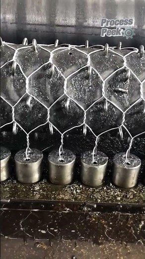 How chain link fence is made #process #factory #fence #industry