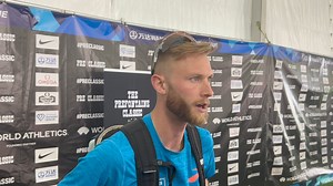 36K views · 808 reactions | Josh Kerr after his win at the Bowerman Mile in the Prefontaine Classic. His 3:45.34 breaks Steve Cram’s British record and moves him to #6 on the all time list. | RossRunning News | Facebook
