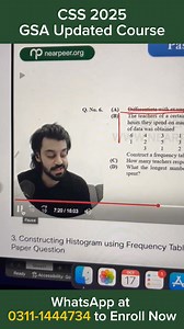 8 comments | Get your hands on our Updated GSA Course for CSS 2025 by Sir Abrar Ahmed Butt 朗 Comment 'Demo' to get FREE Demo Lectures WhatsApp CSS Counselor at 0311-1444734 for CSS guidance or any other queries. Enjoy the Course and ACE CSS 2025 Cheers 壟 | CSS Online with Nearpeer.org | Facebook