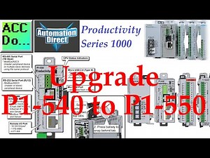 Productivity 1000 PLC Upgrade P1-540 to P1-550