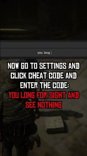 CHEAT CODE Reveal Map In RDR2 #rdr2 #reddeadredemtion2 #tips #shorts #short