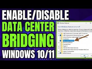 How to Enable or Disable Data Center Bridging on Windows 10/11