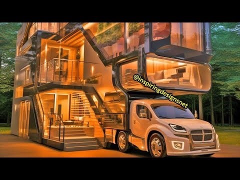 🚐✨ Futuristic Luxury Triple-Decker Motorhome | Ultimate Mansion on Wheels 2026 🏡🔥