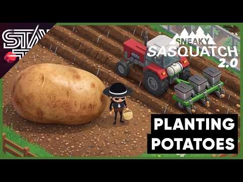 PLANTING NEW CROPS AT THE FARM | Sneaky Sasquatch - Season 2.0 - Ep 68