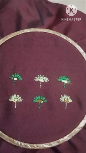 Beautiful Mini Embroidery Motifs | Easy Lazy Daisy Work Design for Beginners