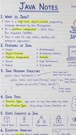 Java Notes