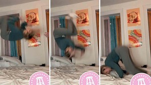 LEARNING HOW TO DO A BACKFLIP