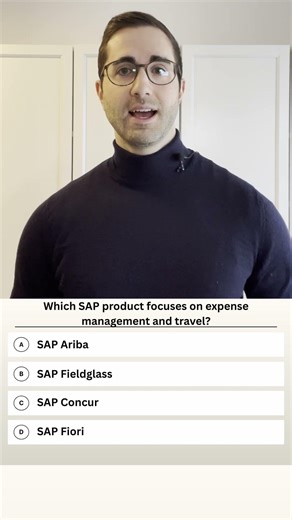 Which SAP product focuses on expense management and travel? - SAP Quiz