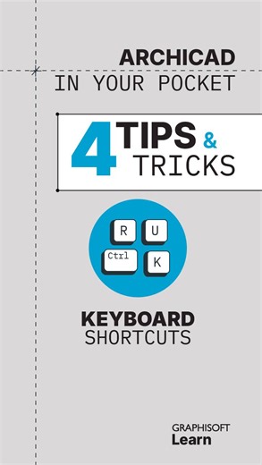 Archicad 29 has powerful shortcuts that speed up rotations, copying, resizing, and matching styles. Watch the video to learn them 👀 🎓 Enroll in our Archicad 29 Upgrade Training! https://bit.ly/4hkDeit | Archicad by Graphisoft