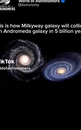 Milky Way & Andromeda Galaxy Collision: Billions of Years Ahead