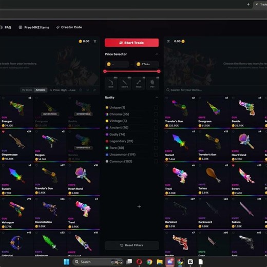 Tutorial on how to trade your items on bloxswap #mm2 #roblox #murdermystery2