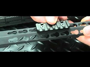 Dual Interface Keymod/Mlok Rail Section