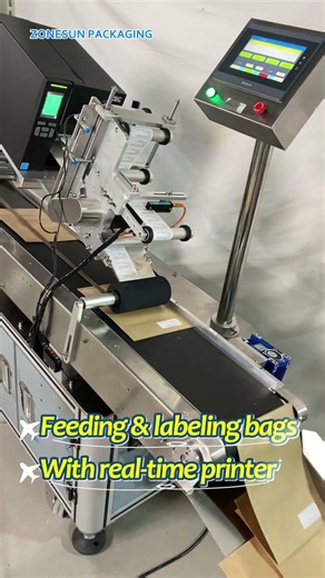 Automatic Bag Labeler With Printer