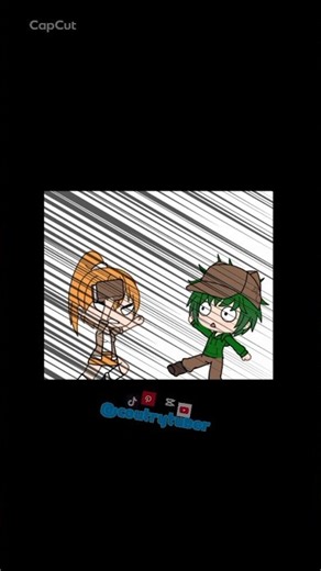 creo que verde era inocente 😅//among us show//gacha life//