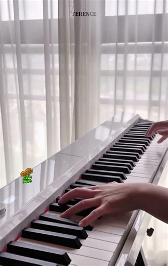 The King | Plants vs Zombies | Terence V70 #foldablepiano #terencepiano #portablepiano