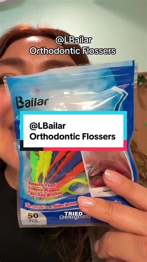 There’s no excuse not to floss! Braces or not, these are some cool little Flossers that will fit under your brackets and allow you to get to the gums! #lbailar #orthodontistsoftiktok #adultbraces #pediatricdentistry #flossing