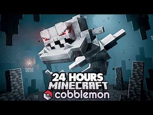 24 Hours in a Minecraft Cobblemon Cave only world (Pokemon Minecraft)