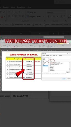 How To Customize The Date Format In Excel Correctly! 🤠