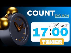 17-Minute Countdown | #focus & Productivity Boost | #study , #work , Meditation #timer #17mintimer