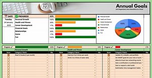 Annual Goals Checklist - Etsy Canada