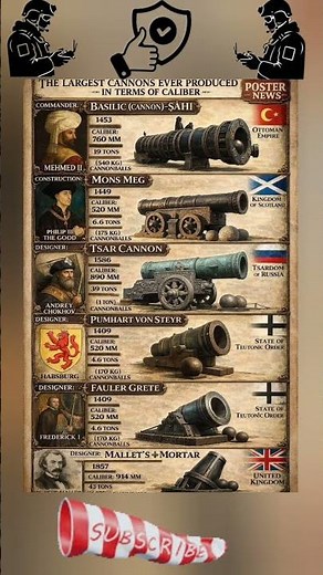 💥 World’s Largest Cannons by 5 Country 😳