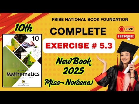 Class 10 Math Exercise 5.3 NBF - Unit 5 Algebraic Fractions - Federal Board by miss noreena