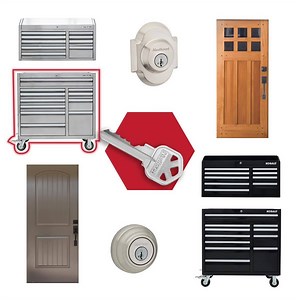 Made for convenience: with just one key that unlocks both your home and tools, SmartKey Security™ makes your weekend projects easier. Shop now. | Kwikset Door Hardware