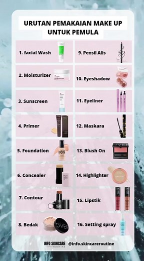 Urutan Make Up untuk Pemula Step-by-Step | Hasil Flawless Sepanjang Hari!