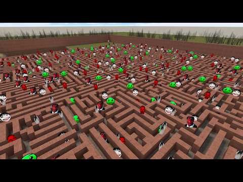 🔥 ULTIMATE NEXTBOT MAZE CHAOS 😱💀 BRO CAN’T ESCAPE THIS LABYRINTH! REDOBUNGA KOYAKO #gmod #nextbot