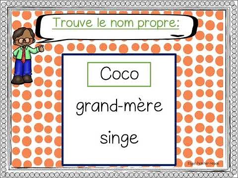 Leçon noms propres, noms communs