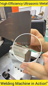 25K views · 72 reactions | "Experience the power of ultrasonic technology for fast, strong, and precise metal wire terminal welding. Perfect bonding in seconds! #UltrasonicWelding #MetalWelding #WeldingMachine #WireTerminal #HighEfficiency #PrecisionWelding #IndustrialTools #EngineeringTech" | Bangla Electrical project | Facebook